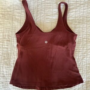lululemon Align™ waist length Tank Top - smoky red